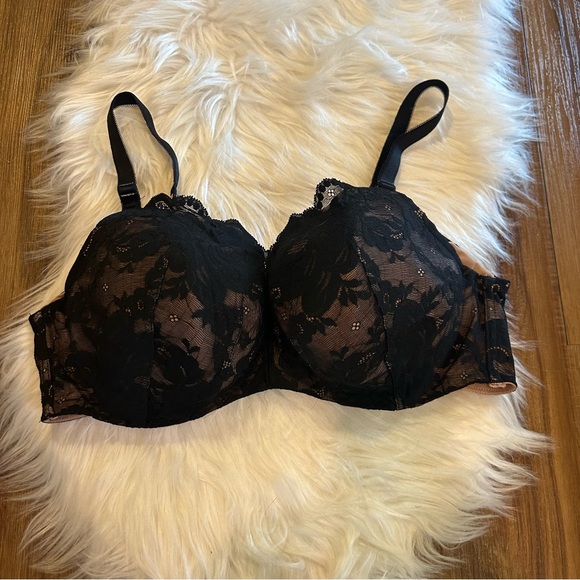 Torrid black lace bra size 40DD - Picture 1 of 5